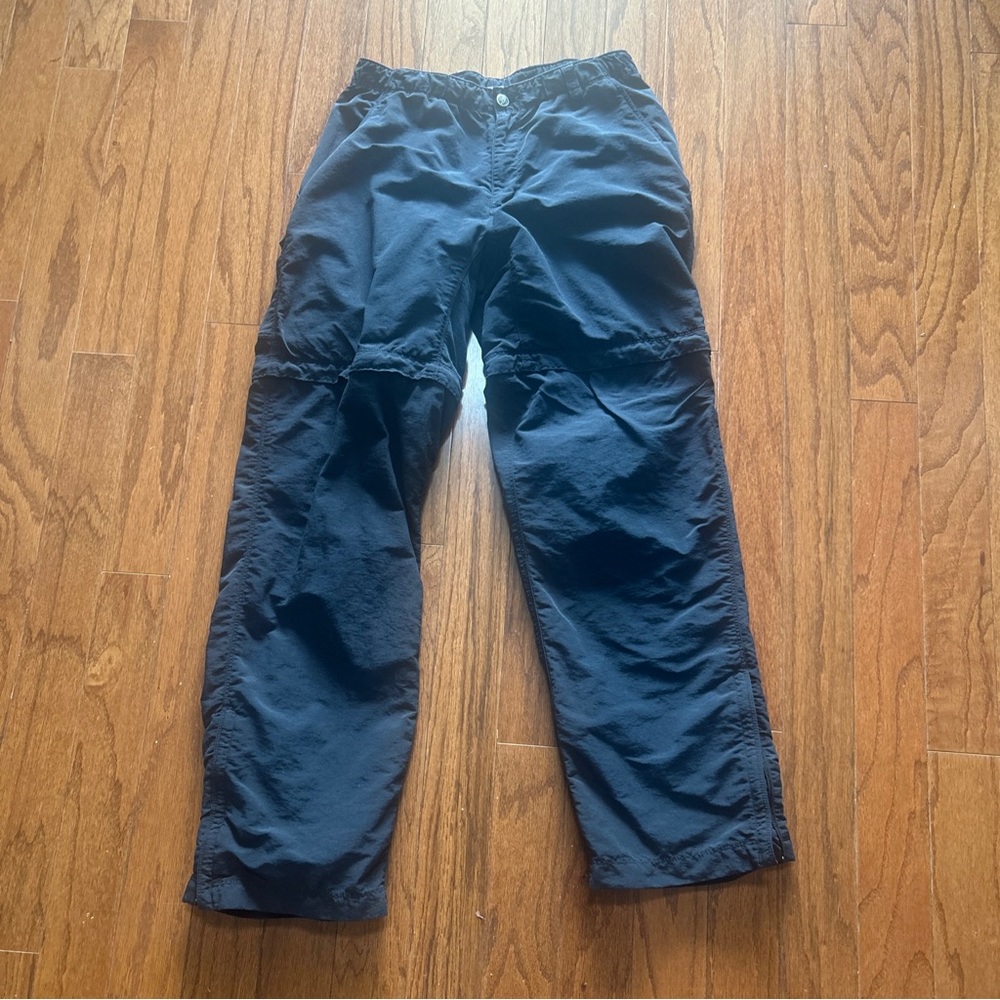 The North Face Women’s Outdoor Hiking Convertible Zip Off Pants Black Nylon Med